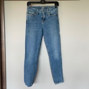 7 For All Mankind ankle skinny jeans